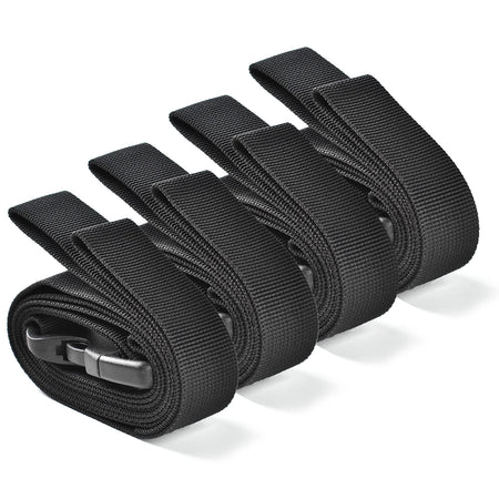 4 Packs 53X1 Inch Adjustable Utility Strap &ndash; Versatile Outdoor Luggage Security color as show