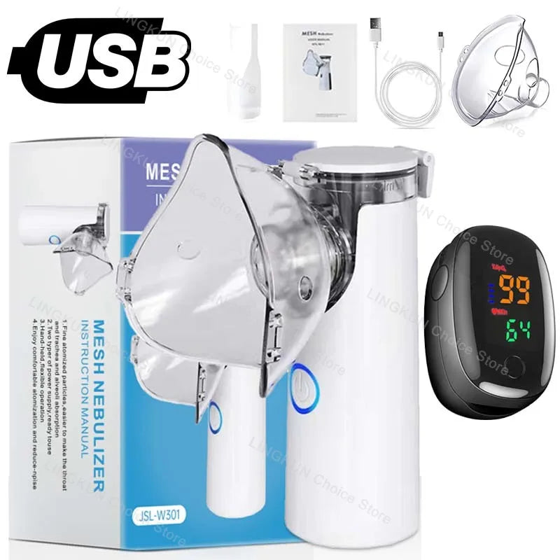 YUKUI Fingertip Pulse Nebulizer &ndash; Portable Asthma Inhaler with Dual Mode Mode 13