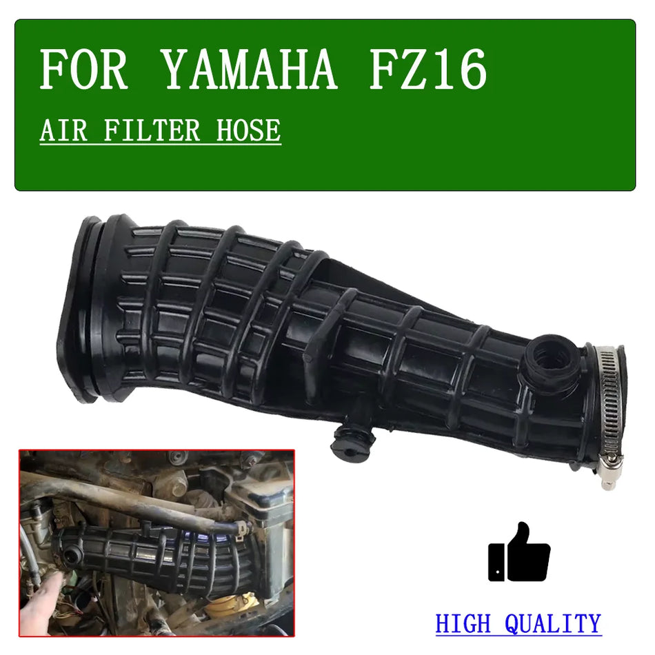 Yamaha FZ16 luftfilteranslutningsslang, gummikarburator till luftlåda