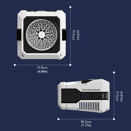 Spaceman Bubble Gun &ndash; Fully Automatic 12 Holes for Endless Fun