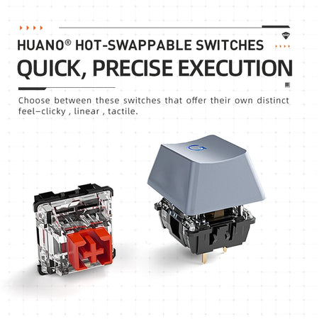 Machenike K500A-B84 Mechanical Keyboard &ndash; Hot Swappable 75%