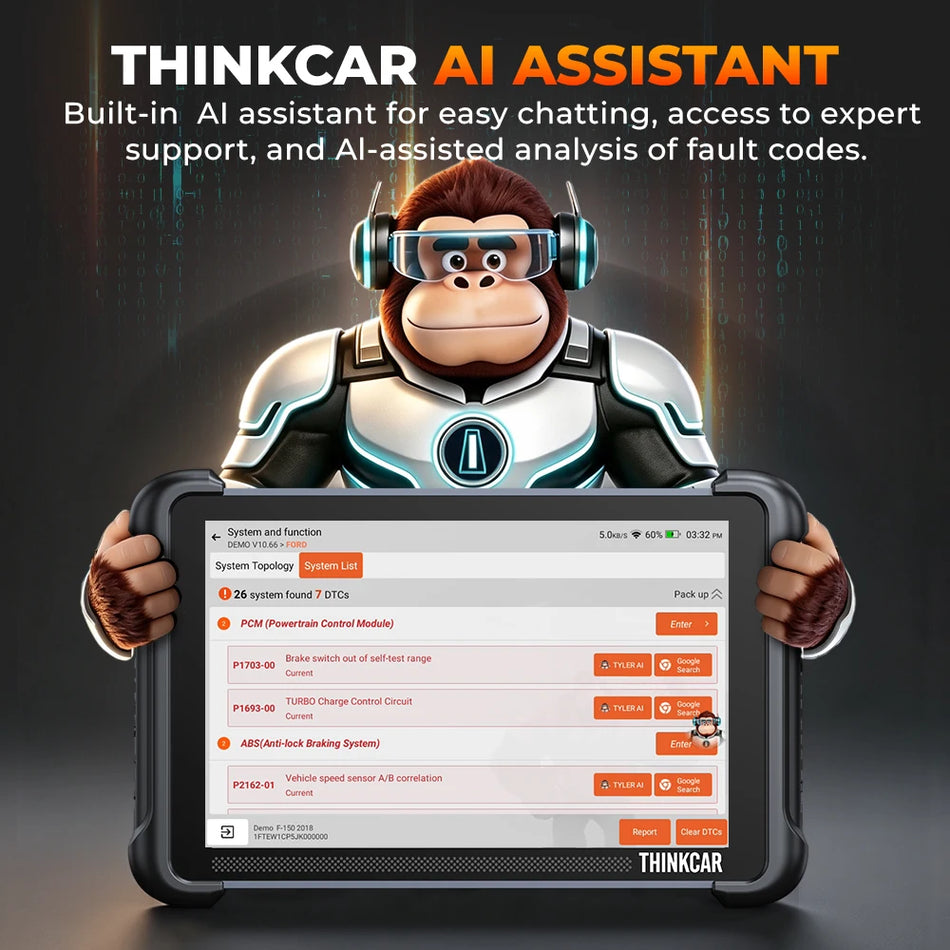 Strumento di Scansione OBD2 Thinkcar Thinkscan 689BT con Codifica ECU DOIP CANFD 35 Ripristini