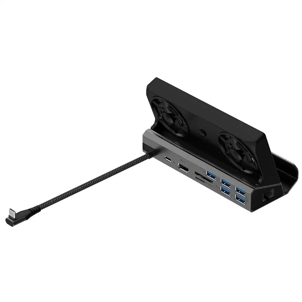 Dock Console Hub Gigabit Ethernet 1000Mbps TV Base Stand 4K 60Hz USB C Docking Station Type C USB 3.0 2.0 RJ45 for ROG Ally Game 10 in 1