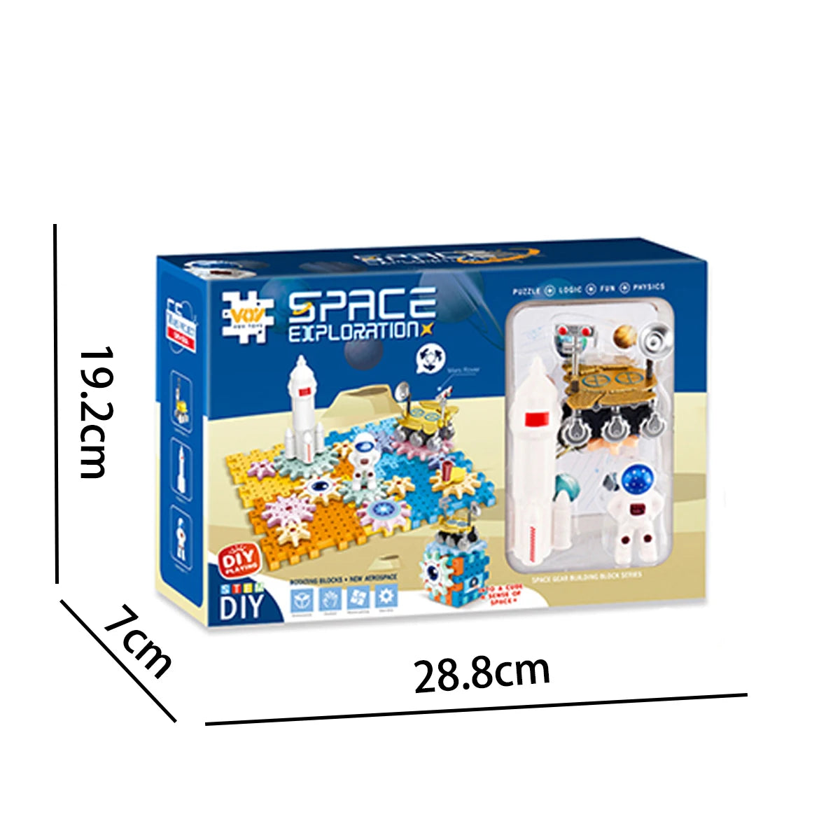 Dinosaur Windmill Gear Building Blocks &ndash; Engaging 2-in-1 Educational Playset