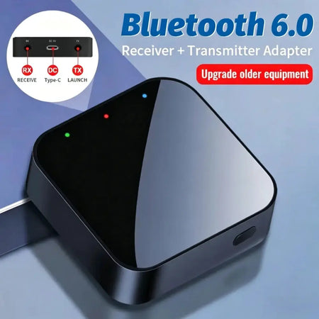 KEBIDUMEI Bluetooth 6.0 Receiver and Transmitter 3.5mm AUX Wireless Audio Adapter Bluetooth Transmitter for Car PC TV Headphones by InterCyprus Trading Ltd