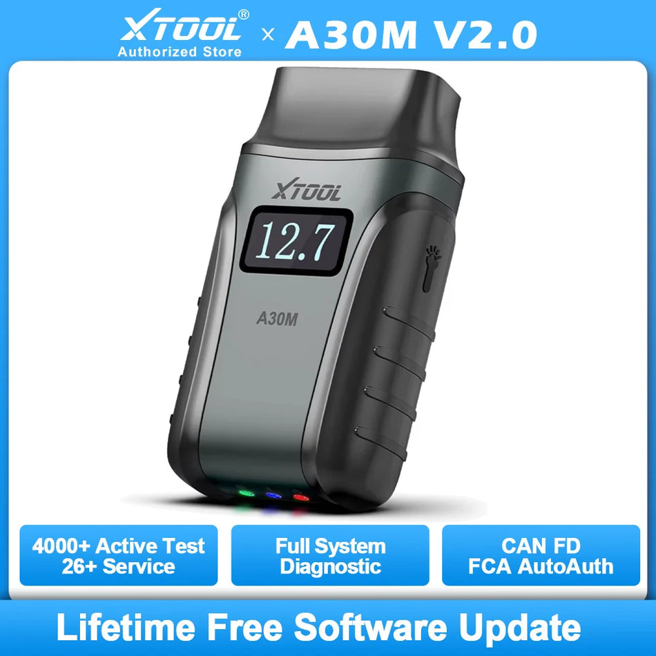 Lebenslange kostenlose Updates XTOOL Anyscan A30M OBD2 Scanner Bi-Direktional CANFD