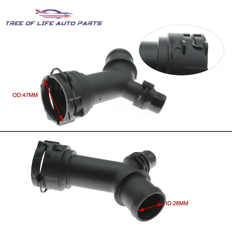 Свързващ елемент за маркуч за охлаждаща течност PA66 8W0122293A за Audi A4 S4 Avant 2016 и по-нататък Quattro