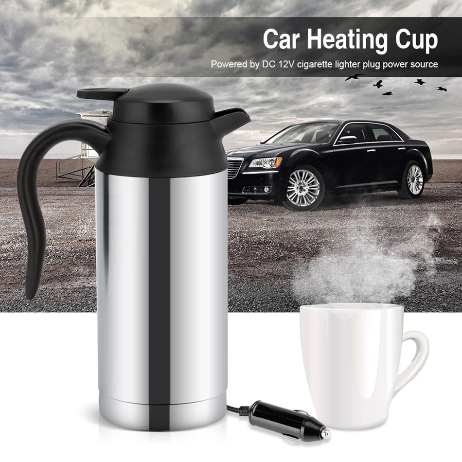 12V 750ML Car Heating Cup Stainless Steel &ndash; Rapid Heating