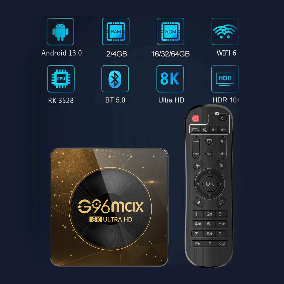 MAXA13 Android TV Box &ndash; 8K Ultra HD Streaming Netflix
