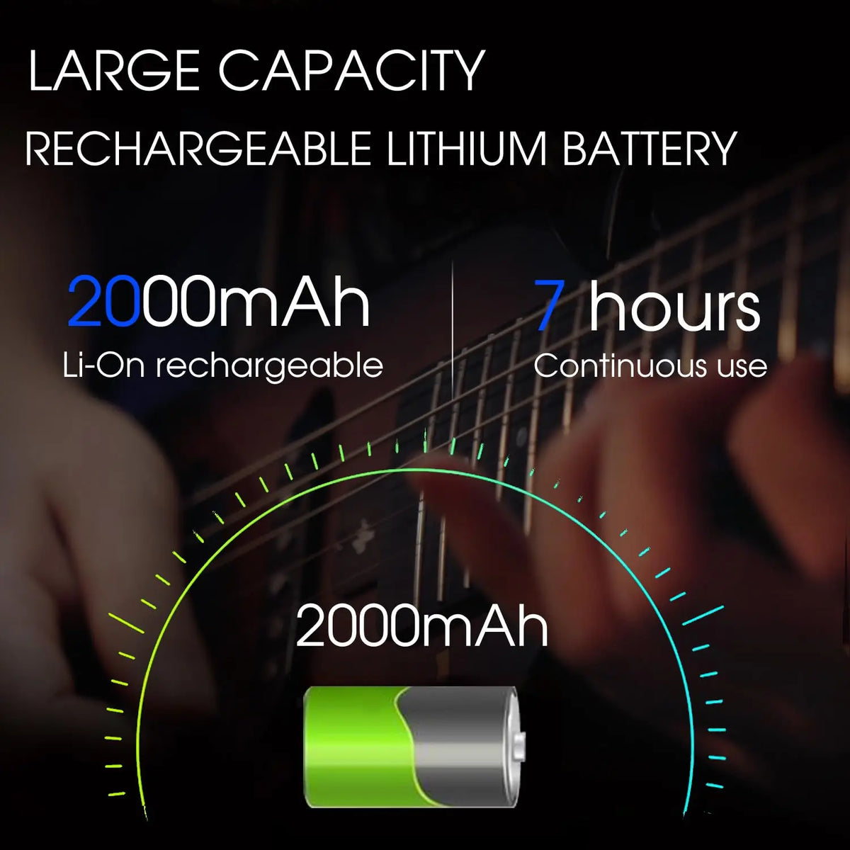 Aroma AG-04 Guitar Amp &ndash; Rechargeable Wireless Mini Amp