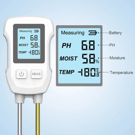 3 in 1 Soil Tester &ndash; Accurate PH Moisture and Temperature Measurement