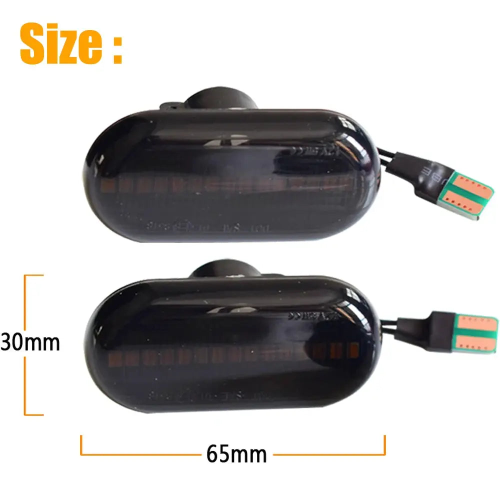 For Renault Clio 1 2 KANGOO MEGANE ESPACE TWINGO MASTER LED Dynamic Side Indicator Marker Signal Light Lamp by InterCyprus Trading Ltd