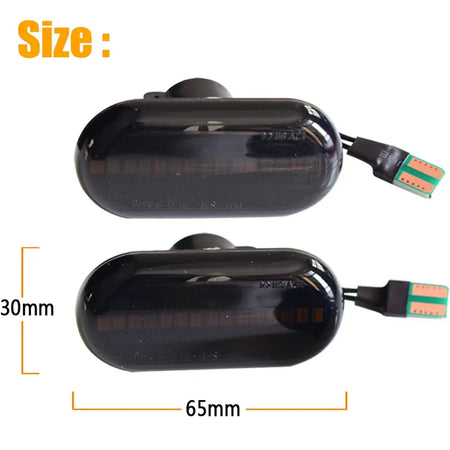For Renault Clio 1 2 KANGOO MEGANE ESPACE TWINGO MASTER LED Dynamic Side Indicator Marker Signal Light Lamp by InterCyprus Trading Ltd