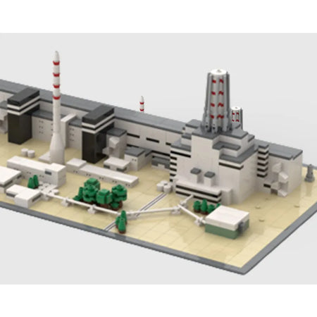 Chernobyl Nuclear Power Plant Building Blocks - MOC-124446 Famous Architectural Model