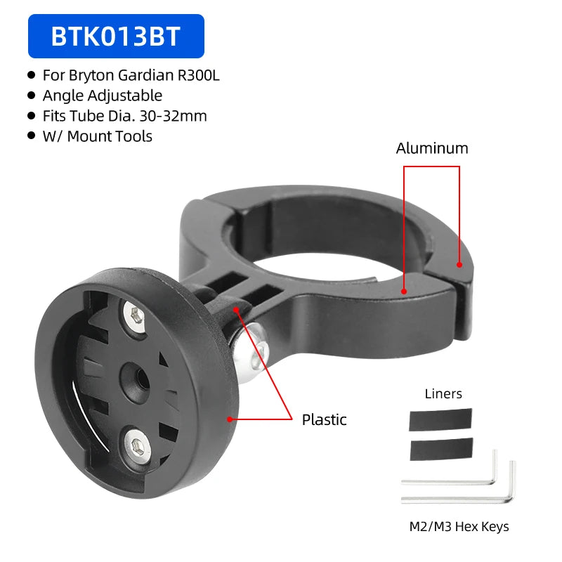 Deemount MTB Rear Lamp Bracket &ndash; Secure Fit for Bryton Gardian R300 Seatpost Type B13BT / CHINA