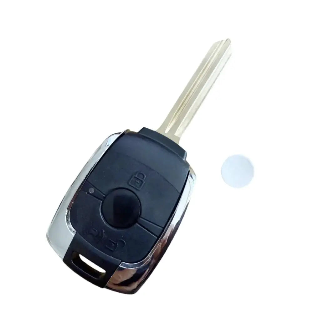 1pcs Remote Control Car Key Shell Case For SsangYong Korando Kyron Actyon Rexton 2 Buttons Car Key Auto Replacement Uncut Key by InterCyprus Trading Ltd