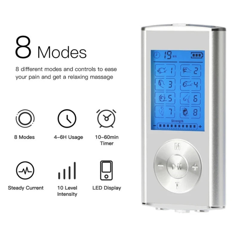 Monclique Tens Spierstimulator EMS Massage USB Opladen