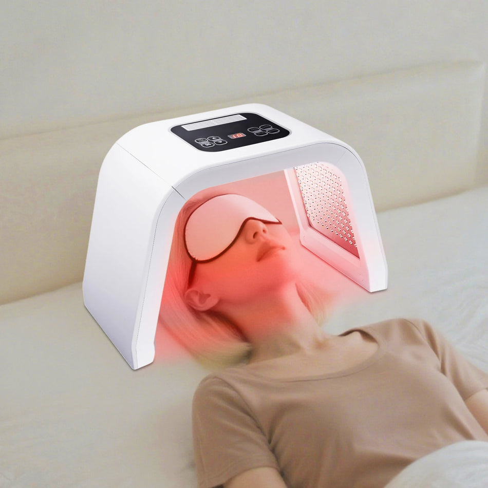 LED машина за грижа за кожата на лицето с 7 типа нано вълни