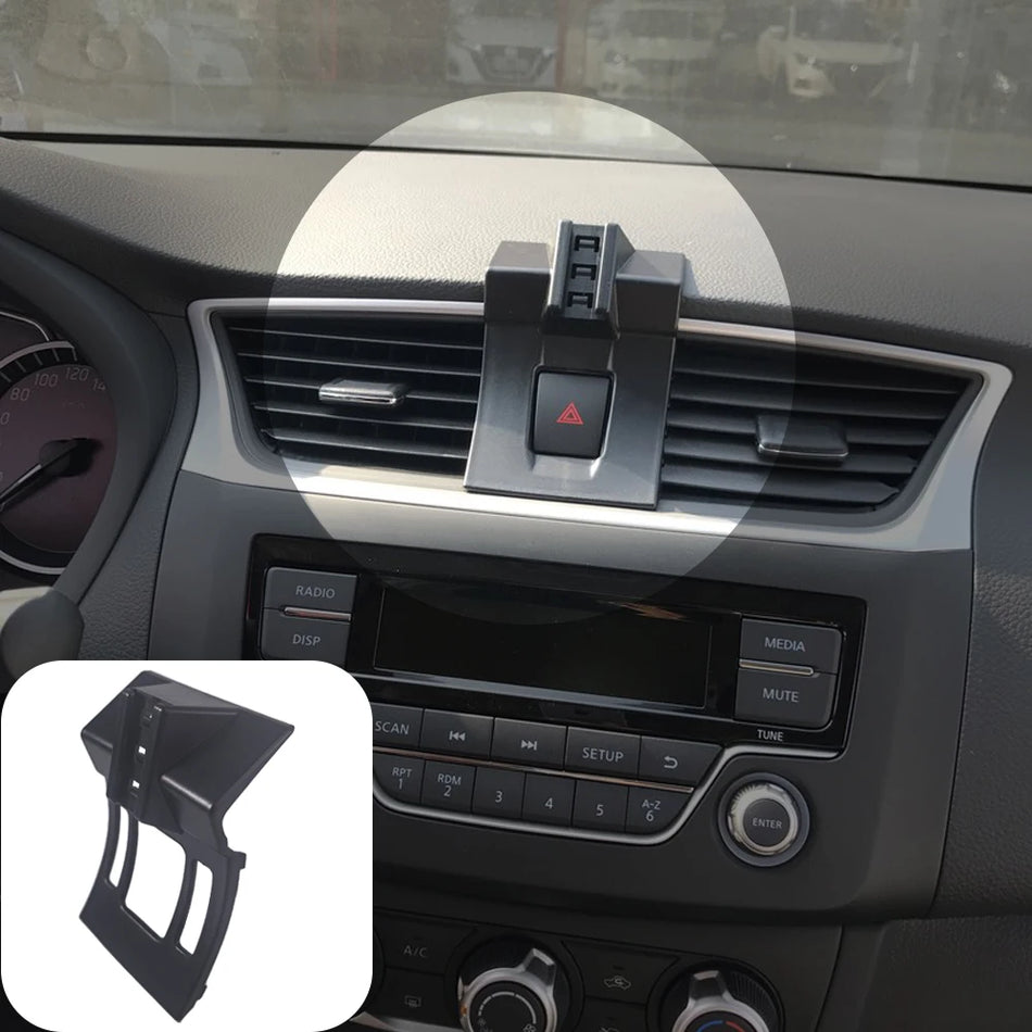 Wireless Charging Phone Mount For Nissan Sentra B17 2012-2019