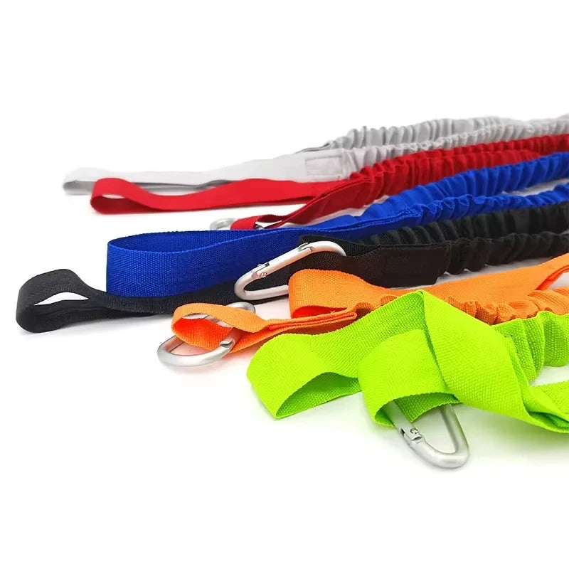 DIZETION Kayak Paddle Leash 1PC &ndash; Adjustable Coiled Lanyard