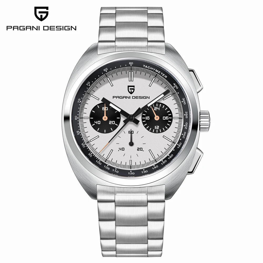 Pagani Design 1782 Men's Watch &ndash; Luminous Sapphire Glass Gwhite