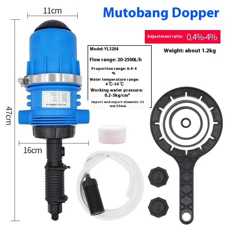 PVC Fertilizer Injector Proportioner &ndash; Proportional Dosing LY3204