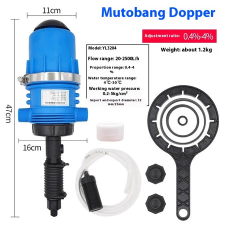 PVC Fertilizer Injector Proportioner &ndash; Proportional Dosing LY3204