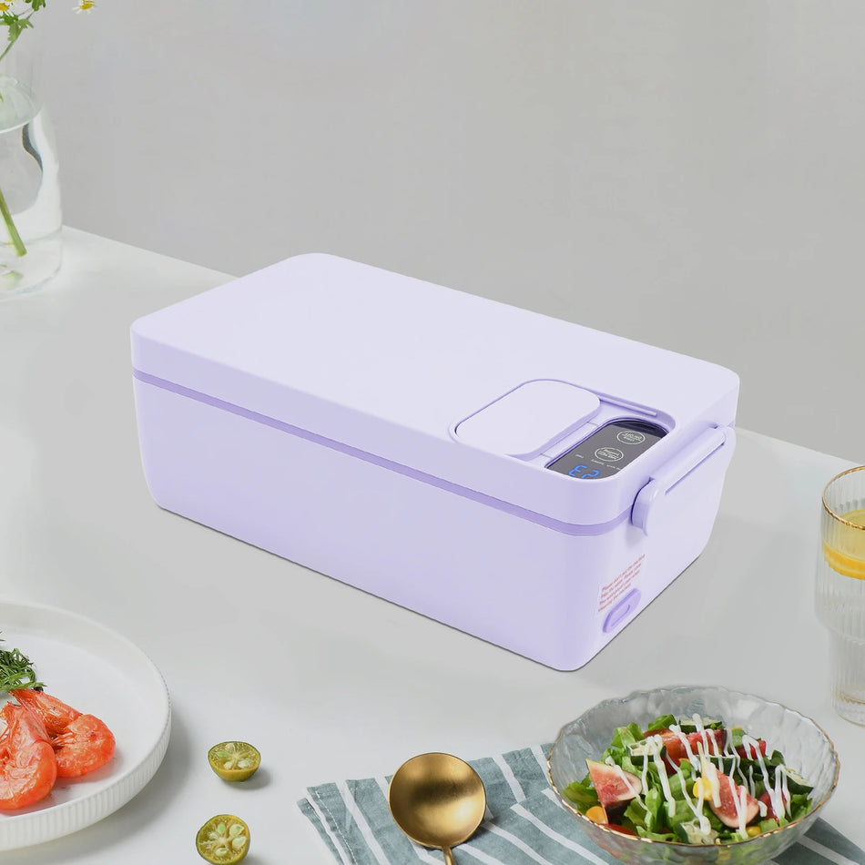 Elektrische Lunchbox 40W Voedselverwarmer voor Auto Reizen, USB Verwarming, 1L