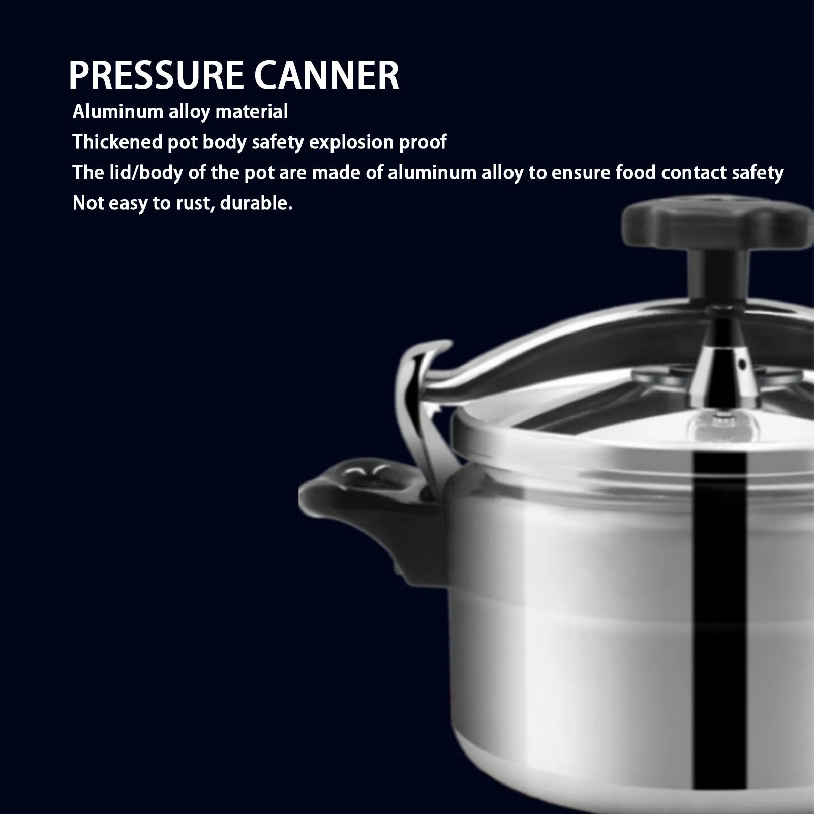 Explosion Proof Pressure Cooker 4-5L Aluminum &ndash; Gas Stove