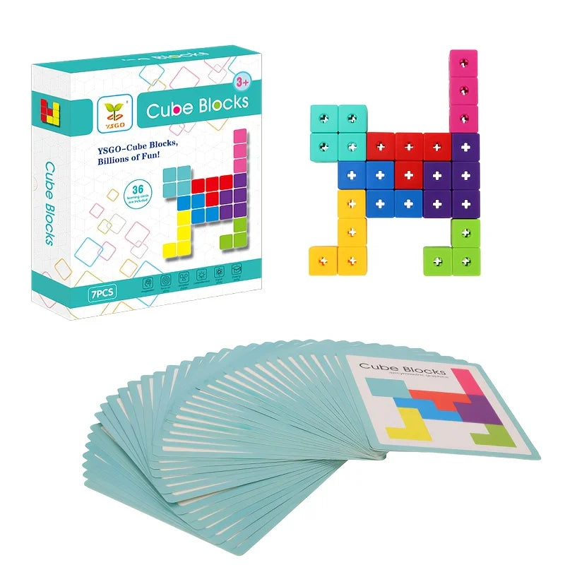 DIY Cube Puzzle Building Blocks &ndash; Color Changing Blocks