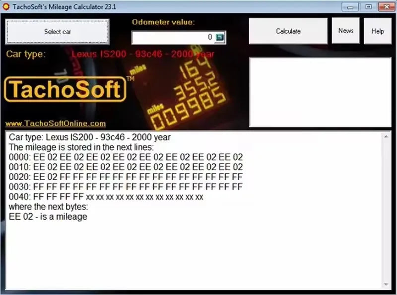 TachoSoft Mileage Calculator 23.1 Mileage Counter Software with License