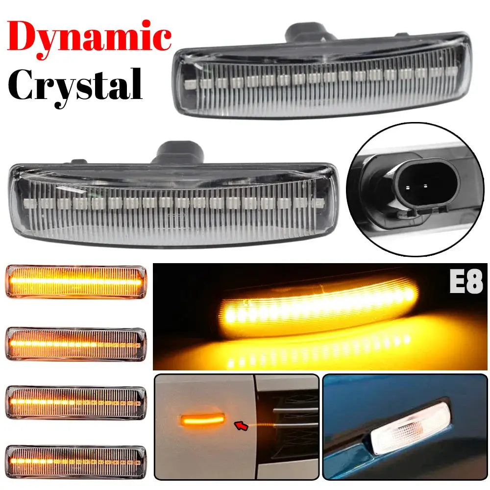 2x NEW Dynamic Blinkers For Land Rover Range Rover Sport Discovery 3 4 Freeland 2 LED Side Fender Mirror Lamp Turn Signal Light by InterCyprus Trading Ltd