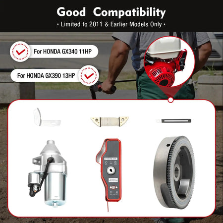 Electric Starter Motor Kit Honda GX Engines &ndash; Flywheel Kit