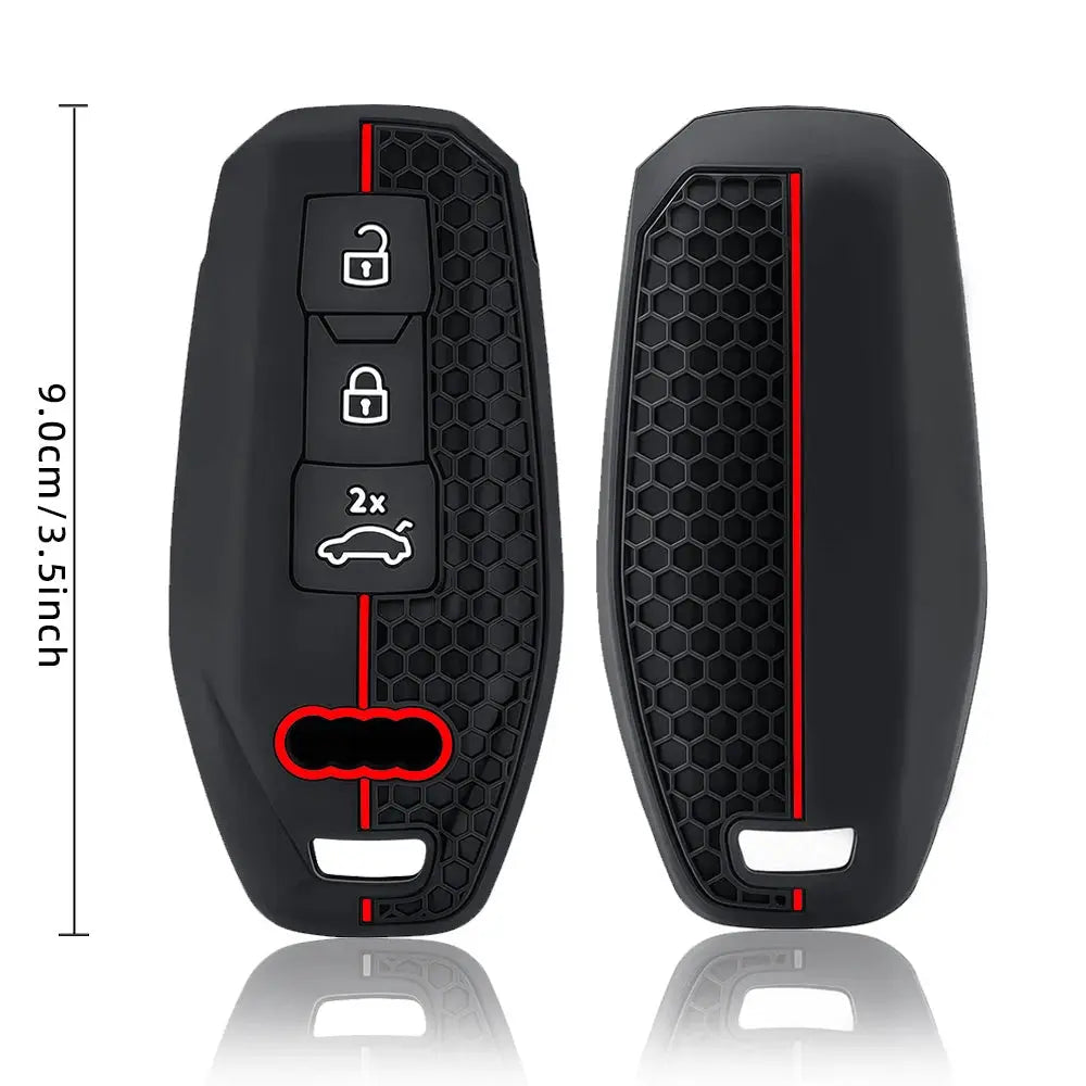 Silicone Car Key Case for Audi A5 A6 Q5 Q6 A3 Protective Cover by InterCyprus Trading Ltd