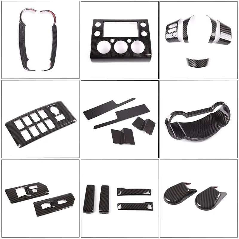 Adesivo Telaio Sollevamento in Fibra di Carbonio ABS per Toyota FJ Cruiser