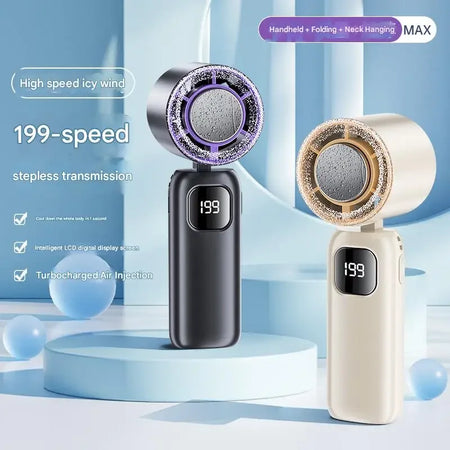 Xiaomi 2025 Rechargeable Portable Turbo Fan - Dual-Purpose Air Conditioner