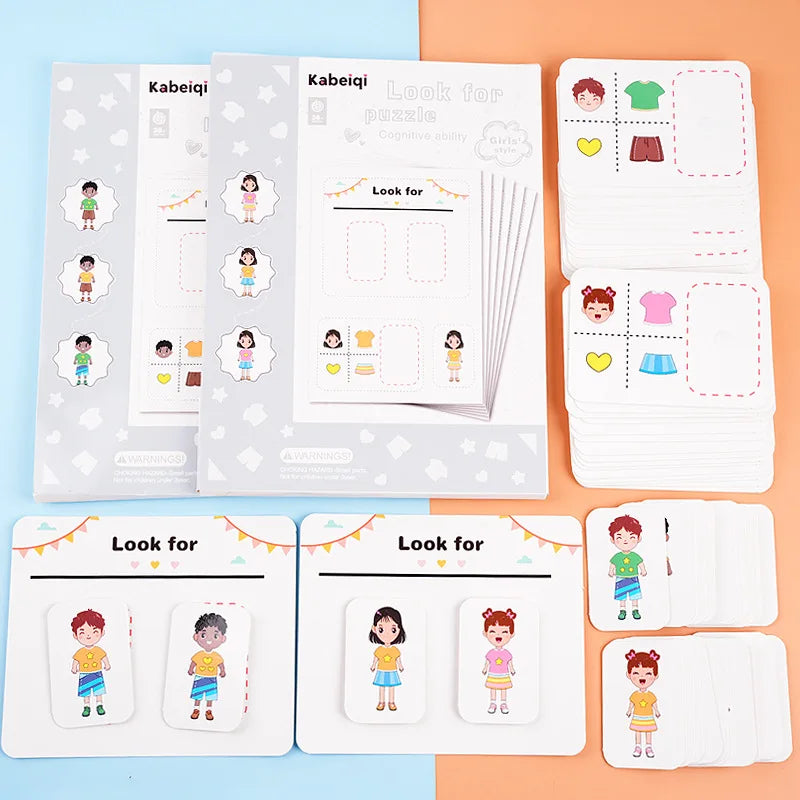 MY10037 &ndash; Educational Shape Matching Montessori Toy C-Mixed style