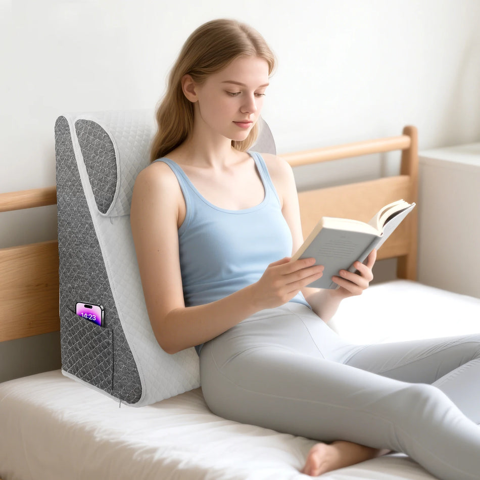 Μαξιλάρι Τριγωνικού Σχήματος από Μνήμης για Άπνοια Ύπνου και Ροχαλητό