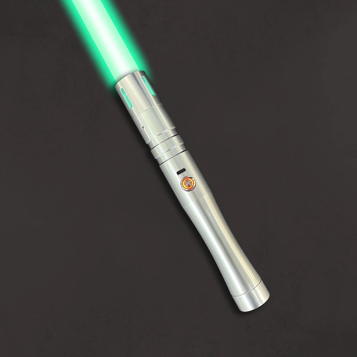 Heavy Dueling Lightsaber with Soundfonts and Colour Changing Blade - 56 cm Cosplay Toy 1 PCS LED Silver 2-1