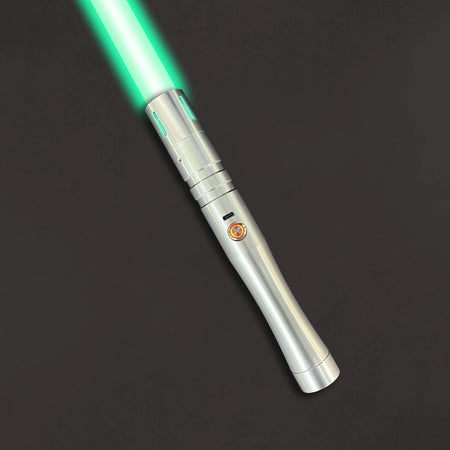 Heavy Dueling Lightsaber with Soundfonts and Colour Changing Blade - 56 cm Cosplay Toy 1 PCS LED Silver 2-1