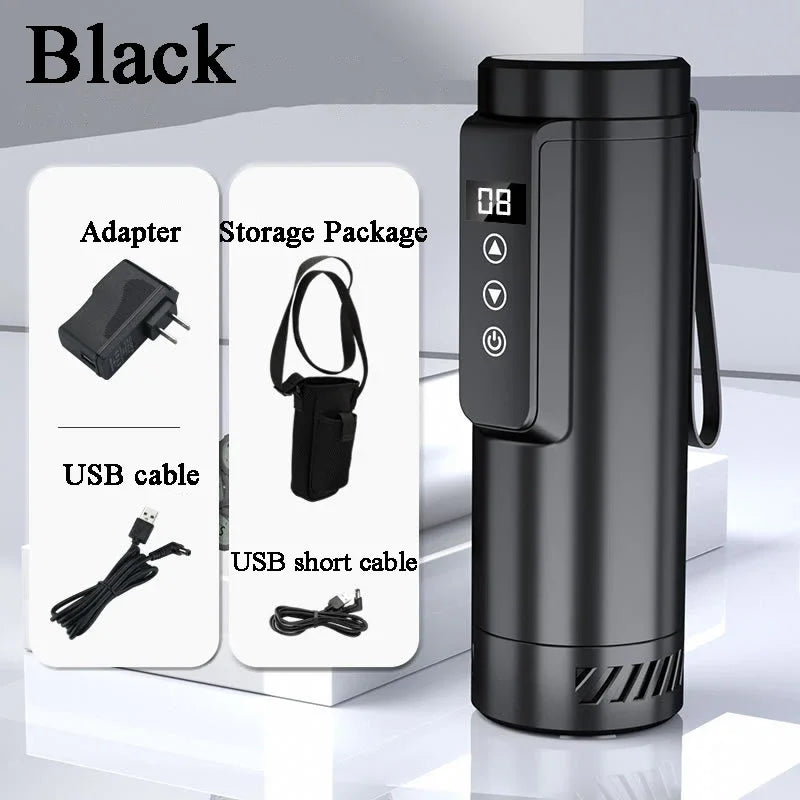 Portable Auxin Insulin Refrigerated Cup Box - Touch Screen Black