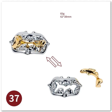 Classic IQ Metal Brain Magic Baffling Puzzles &ndash; Mind Teaser