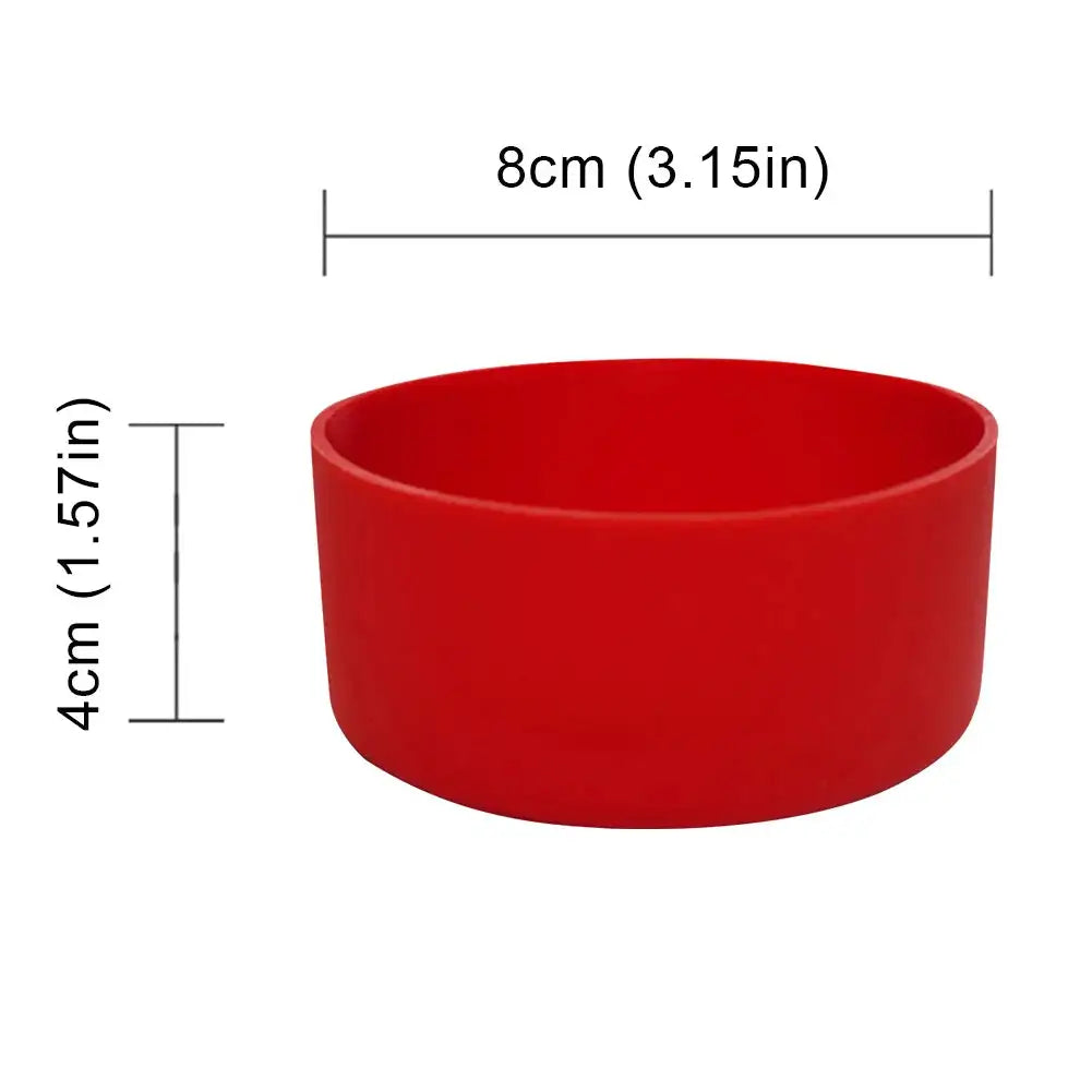 Silicone Boot Sleeve For 20oz 30oz 40oz Water Bottles Red