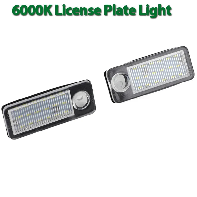 2x LED Φώτα Πινακίδας Με Canbus Για Audi A6 C5 RS6