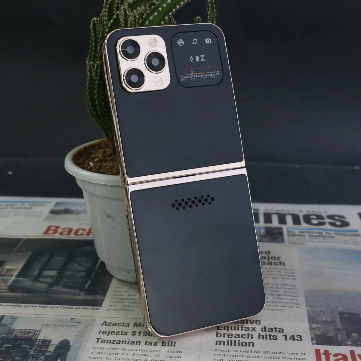 Nice Girl Flip Push Button Phone Four SIM &ndash; Low Radiation