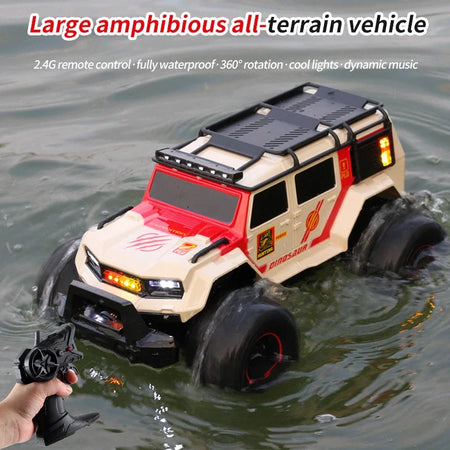 Remote Control Amphibious Car - Waterproof 4WD Off Road