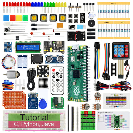 Freenove Ultimate Starter Kit for Raspberry Pi Pico &ndash; Comprehensive Learning Experience with Pico Board