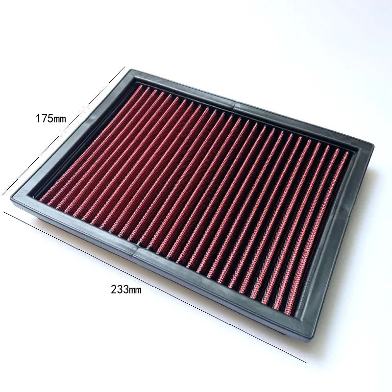 Air Filter For BMW Z4 2.2L And 2.5L Engines Red Black Nonwoven Fabric High Flow Washable Reusable