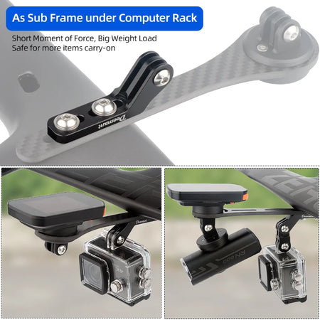 Bicycle Computer Headlight Extension Stand &ndash; Premium Aluminum Alloy Construction