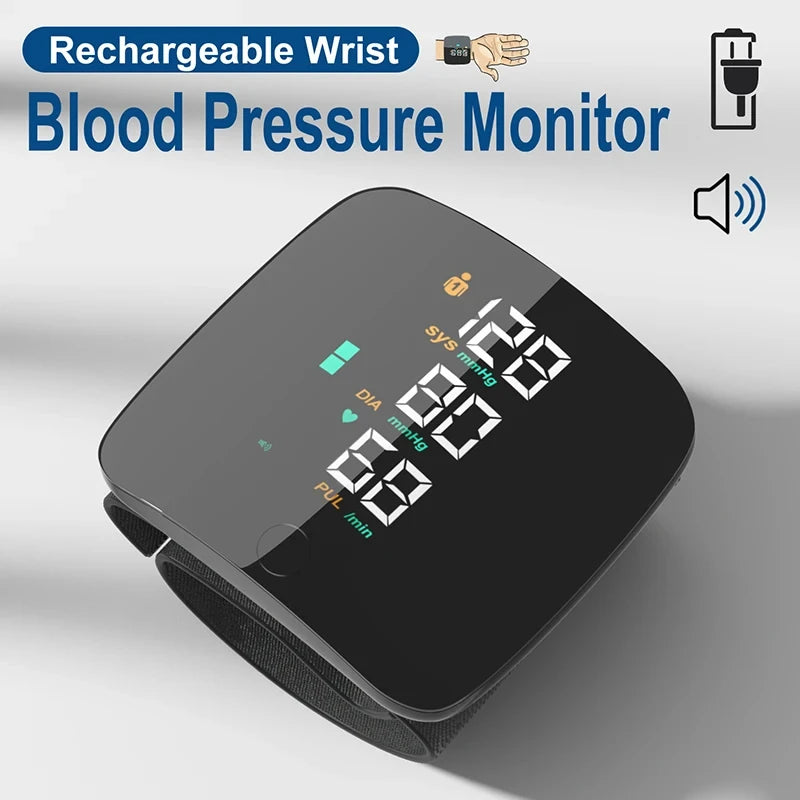 A01(Mt) Wrist BP Monitor &ndash; LED Touch Screen, Rechargeable